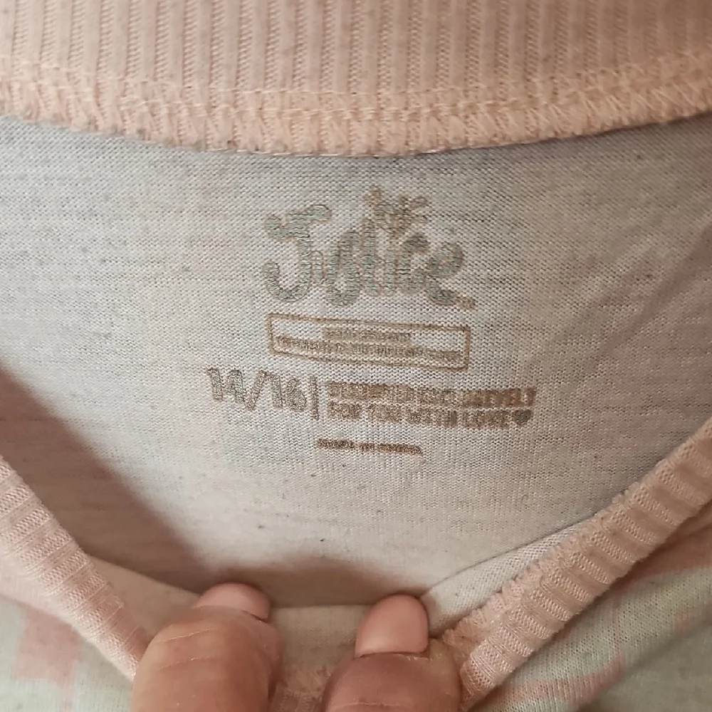 Justice Girls Pajama Pants Set with Cat Print - Gray and Pink Size 14/16